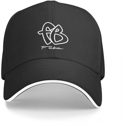 LXCUDXZ Baseball Kappe Neue FUBU FB Logo Baseball Cap Wanderhut Pferdehut niedliche Icon Herrenhut Damen Party Geschenk