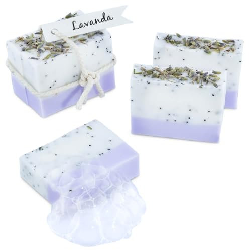 GRAN VELADA Set zur Herstellung von Lavendelseife inklusive Anleitung und Materialien zur Herstellung wunderschöner Seifen. Ideal zum Verschenken oder Genießen zu Hause