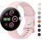 Oumida Bracelet Compatible avec Google Pixel Watch 2 / Pixel Watch, Colorée Sport Silicone Souple Bracelet pour Google Pixel Watch 2/1 (Rose,S)