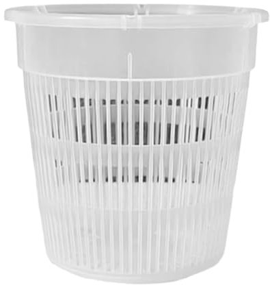 Vase for Grass Orchid Pot Clear Orchid Pots Orchid Pots With Holes Clear Orchid Pots For Repotting Plastic Mesh Pots Breathable Plant Pot For Root Visibility Modern Flower Large (D, One Size)