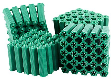 momend Vis de Cheville Plastique AntidéRapante Verte 6 Mm 100 PièCes