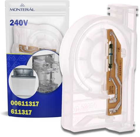 Contador de Agua para Lavavajillas Tiene el Código Original 00611317 611317 Caudalimetro para Lavavajillas para Bosch para Siemens - MADE IN ITALY - Garantía de 10 Años – MONTERAL