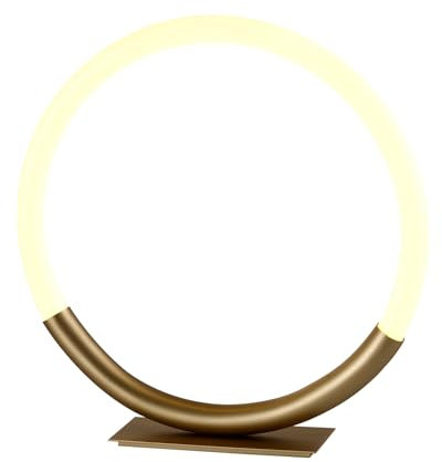 LQWELL® LED Tischlampe, Modern Tischleuchte, Nachttischlampe, Metall Schreibtischlampe Esstischlampe für Schlafzimmer Esszimmer Bibliothek Museum Studio Büro Bar Geschäft