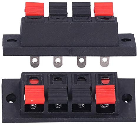 10pcs Lautsprecher Terminal 4 -Wege Block Quick Connect Lautsprecher Lötung Audio -Test -Klemme