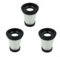 Yuanpgky Lot de 3 filtres de rechange compatibles avec aspirateurs à main Invictus DC, lavables et réutilisables, réduction de la poussière pour aspirateur