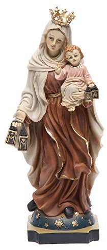 Statue Gottesmutter vom Karmel 32cm Harz