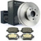 Bremsen/BREMSSCHEIBEN Ø264 VOLL + BREMSBELÄGE HINTEN SYSTEM LUCAS NB PARTS GERMANY 10040941