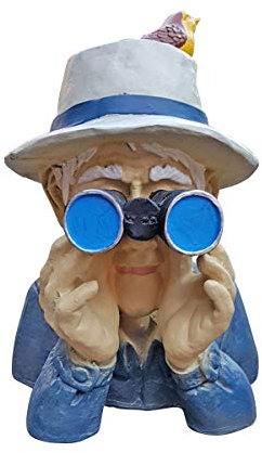 Fachhandel Plus Spanner mit Fernglas Opa Paschulke Gartendekoration Deko für Innen und Außen