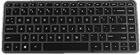 ROUHO 13.3 Inch Silicone Keyboard Protector Cover For Hp Pavilion x360-Black