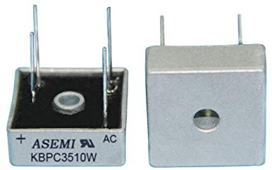 2X ASEMI KBPC3510W 35A 1000V Metal Case Rectifier Bridge Diode for Elevator/Air-Conditioner…