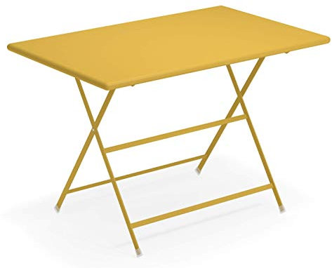 Emu Arc en ciel Klapptisch rechteckig cm. 110x70 Art. 331 Farbe Gelb Curry Code 62