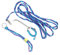 Hamster Harness, Adjustable Squirrel Harness Leash Small Animal Outdoor Walking Training Lead Rope for Pet Dwarf Hamster Gerbil Rat Mouse(Blue + purple)