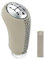 Viviance 5 Gang Schaltknauf PU Leder kompatibel mit Renault Laguna Clio III MK3 Megane Scenic MK2 Kangoo 03-09 - Matt
