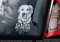 Golden Retriever - Auto Sticker - Hund Zeichen Fenster, Stoßstangen Aufkleber Geschenk - V009