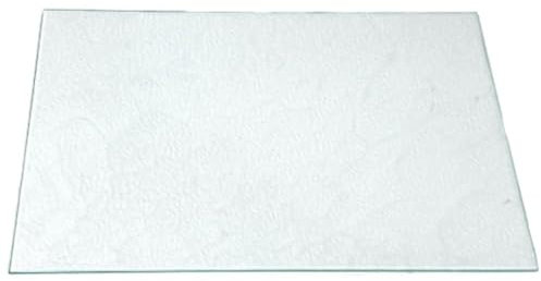 Kühlschrank Einlegeboden - Strukturglas Kathedral 4 mm – Glasplatte, eckige Ecken, alle Maße lieferbar (89,96 EUR/qm) - 480 mm x 310 mm