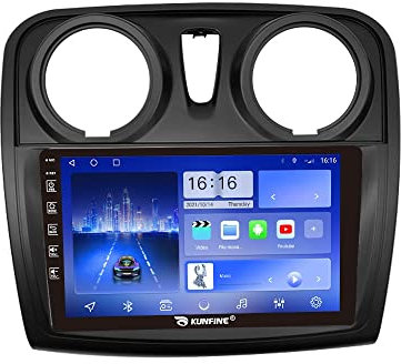 Android 10 Autoradio Car Navigation Reproductor Multimedia estéreo GPS Radio 2.5D Pantalla táctil paraRenault Dacia sandero 2012-2017