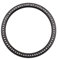 Create idea 46mm Smartwatch Styling Lünette Ring Bezel Ring Schutz Hülle Aufkleber Dekoration Selbstklebende Abdeckung Kompatibel mit Galaxy Watch 4 Schwarz