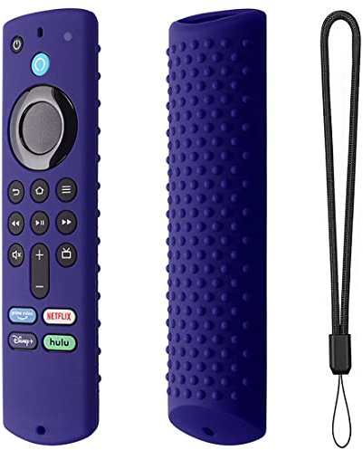 Schutzhülle für Samsung TV-Fernbedienung, Silikon-Schutzhülle, kompatibel mit der Amazon Fire TV-Fernbedienung des Amazon Fire TV-Sticks (3. Generation), dritte Generation, leicht/rutschfest/stoßfest