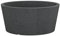 Scheurich C-Cone 40 - Pot de fleurs rond - Noir pierre - Fabriqué en plastique recyclé - Pour l'extérieur