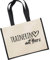 Huuraa Jutetasche Trainerin mit Herz Geschenk 21 Liter Black Jute und Baumwolle Trainerin Geschenkidee