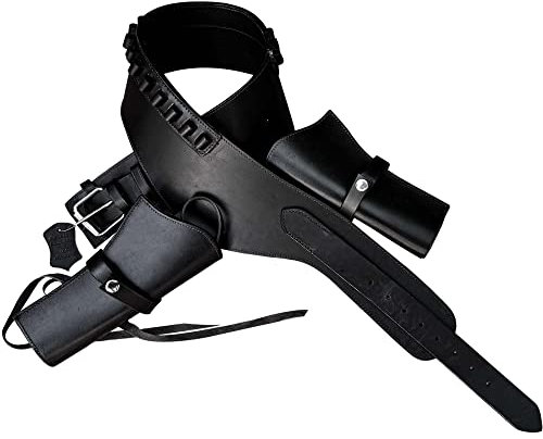 Hulara Full Grain Buff Leather 22 Caliber Plain Western Holster Heritage Rough Rider 22 Holster Western Gun Belt Heritage 22 Holster Cowboy Holster Ruger Wrangler Holster 22 Revolver Holster