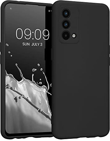 kwmobile Slim Case kompatibel mit Realme GT Master Edition Hülle - Handyhülle aus Silikon in Schwarz matt