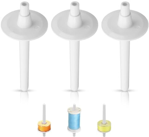 Agatige Nähmaschinen Spulen, Spulenstift, Universal-Kunststoff-Spulenstift, Garnrollenstift, 3 Stück Nähmaschinen-Spulenstift Haushaltsnähmaschine Ersatz-Spulenspulen-Spulenhalter Hilfs-Spulenstift