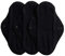 IMSEVIMSE Slipeinlagen Active, Bio-Baumwolle, Black, 3 Stück (2er Pack)