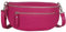 AmbraModa GLX2 - Damen Herren Unisex kleine Hüfttasche Gürteltasche Bauchtasche Umhängetasche aus Echtleder (Fuchsia)