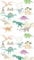 A.S. Création Livingwalls Vliestapete - Dino Tapete in Creme, Lila und Grün - Wandtapete für verschiedene Räume - Wandbild XXL 2,80 m x 1,59 m