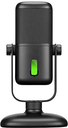 Microfono a Condensatore, Attrezzatura Per Doppiaggio Professionale Per Studio Di Streaming Di Giochi, Adatto Per La Registrazione Di Blogger Mobili Su PC