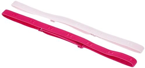 Under Armour Verstellbare Mini-Stirnbänder für Damen, 681, schattiertes Fuchsia/Prime Pink, Einheitsgröße