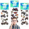 Set von bunten Sticker Motorräder, Aufkleber für Kinder