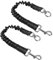 Hundeleine Ruckdämpfer, 2 Stück Elastische Einstellbar Hundetrainingsleine Leine, Reflektierendes Doppelseitiges Leinenverlängerung mit Zugdämpfung für Hundetraining, Laufen, Gehen