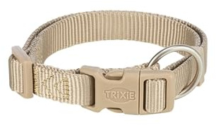 Trixie - Trixie Halsband Hund Premium Sand Taupe