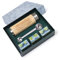 TEA SHOP - Pack Termo de bambú y acero inoxidable con filtro y cierre hermético + Cuchara medidora + 3 tipos de té - Set Tea Time Travel Tahití - Perfecto para Regalo