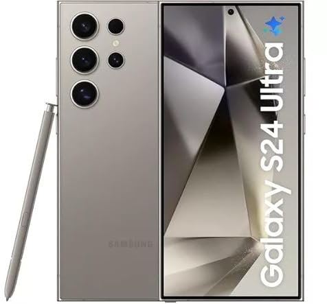 Samsung Galaxy S24 Ultra 5G, 512GB, Titanium Grey (Renewed)