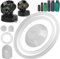 Kit complet d'anneaux d'étanchéité de rechange, 2 kits, compatible avec 720°DGREE uberBottle, Super Sparrow, et bien d'autres, pour les bouteilles d'eau petites à XXL