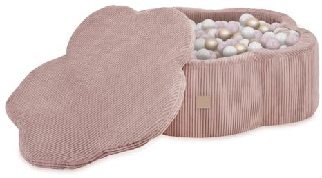 MISIOO Lot de 200 balles pour Piscine à balles - 95 x 30 cm - Tissu de qualité supérieure - Idéal pour Une Chambre d'enfant ou Aire de Jeux - Parfait pour stimuler la créativité et la motricité