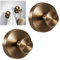 EUIOOVM Saugnapf Haken, Edelstahl Handtuchhaken, Saugnapfhaken Bad Extra Stark Ohne Bohren Saughaken Extra Stark Badezimmer Haken Haken Selbstklebend Duschhaken (2, Rose Gold)