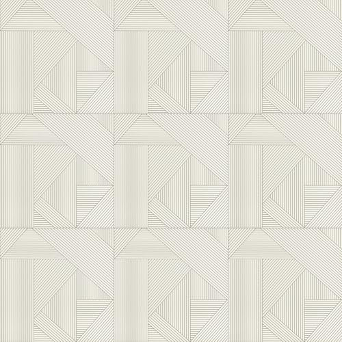 Peel and Stick Floor Tiles, Self Adhesive Floor Tile, Vinyl Flooring Waterproof for Bathroom Kitchen Living Room DIY Grey Line 30x30cm 10pcs(11.8 x 11.8 inches)