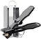 VOGARB Nail Clippers for Men & Seniors Thick Toenails and Fingernail - Wide Jaw Opening Portable Ultra Sharp Finger Nail Clippers with Catcher, Heavy Duty Stainless Steel, Black Set