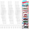 Rainmae 12 piezas de expositores de coche modelo de montaje en pared de 11,2 x 42,5 cm, organizador de coche de juguete con capacidad para hasta 100 coches, compatible con estantes de exhibición de