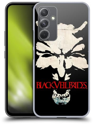 Head Case Designs Offizielle Black Veil Brides Teufel Art Kunst Der Band Harte Rueckseiten Handyhülle Hülle Huelle kompatibel mit Samsung Galaxy A54 5G