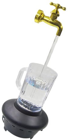 POPETPOP 1satz Magischer Wasserhahn Brunnen Mit Unsichtbarem Wasserfluss Schwebende Wasserfontäne Für Garten Und Innenräume Wetterfest Und Langlebig Für Haus Und Veranstaltungen