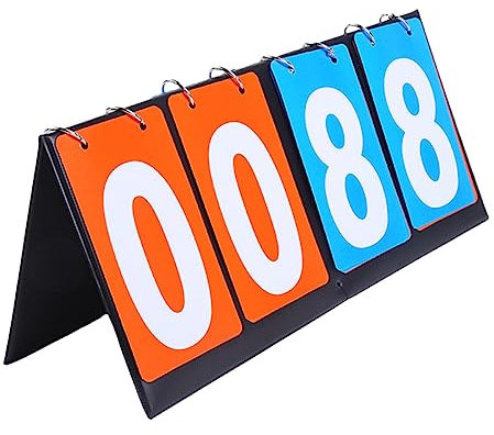 LIOOBO Professionelle Sportanzeigetafel Zähltafel für Basketball Fußball und Tischtennis Langlebiges Sicheres Design und Einfache Handhabung