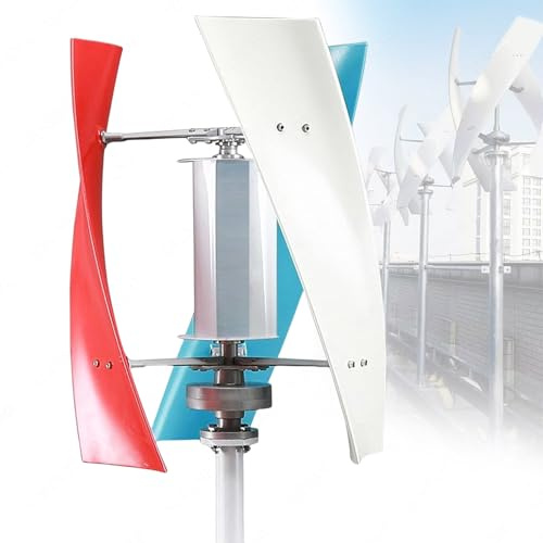 YORCME Kit de Energía Eólica Vertical 14000W – Generador de Viento con 3 Palas, Tecnología Maglev y Controlador para Autoconsumo, 12V/24V/48V,48V