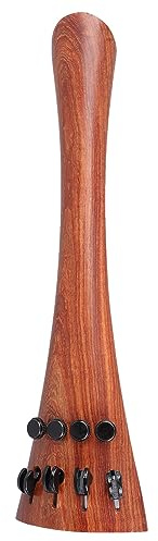 AOWINHIT 4/4 Cello Tailpiece Rosewood Classical Musical, Redwood Classical Cello Musical Tailpiece Enhances Sound Quality for Players
