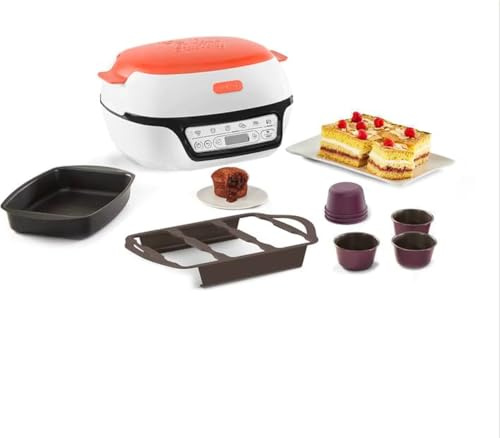 Cake Factory TEFAL: 6 Programs Toaster, Black/Orange
