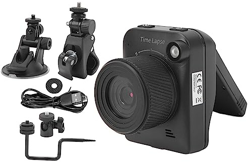 Ejoyous Zeitraffer Kamera, 4K 32MP Zeitrafferkamera Vollfarb Timelapse Camera 2 Zoll Kippbildschirm wasserdichte Kamera Makroaufnahmen